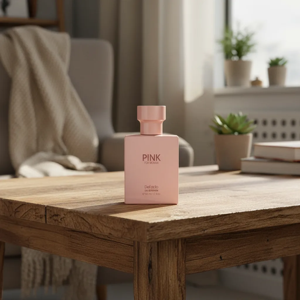 جزئیات بطری عطر پینک دیفاکتو
